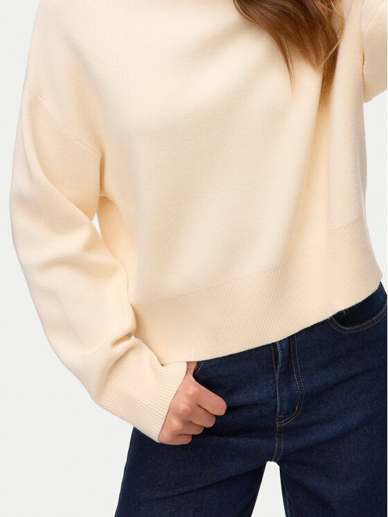 Vero Moda Vero Moda Džemper Gold Art 10332206 Bež Regular Fit