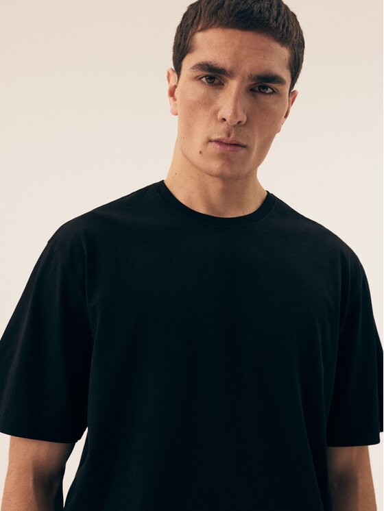 Henderson Henderson Komplet t-shirtów 42976 Czarny Regular Fit