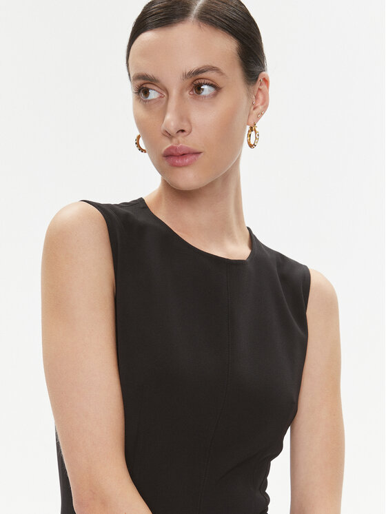 Trussardi Trussardi Повсякденна сукня 56D00743 Чорний Regular Fit