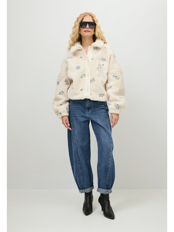 BIZUU BIZUU Jeansy LYON BARREL JEANS Niebieski Standard Fit