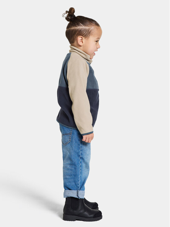 Didriksons Didriksons Pulóver Monte Kids Half Butt 505008 Sötétkék Regular Fit