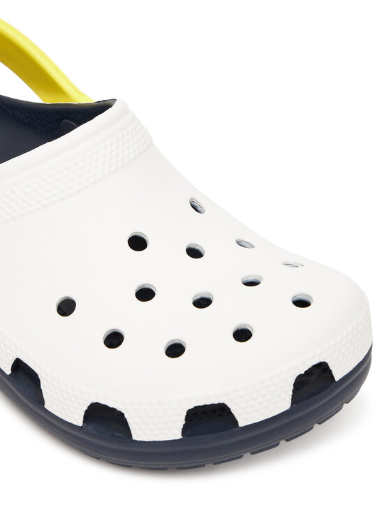 Crocs Crocs Klapki Retro Sport Classics Clog 211258 Biały
