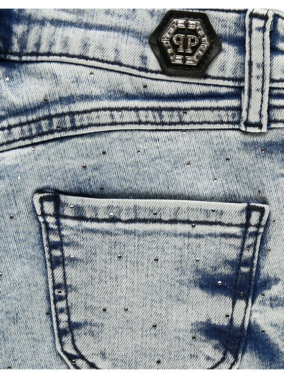 PHILIPP PLEIN PHILIPP PLEIN Jeansy 27559 Błękitny Slim Fit