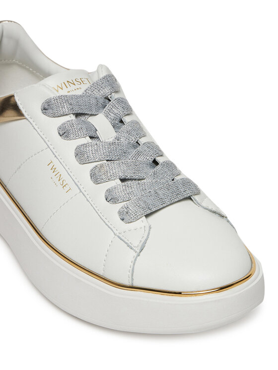TWINSET TWINSET Сникърси 251TCP042 Бял