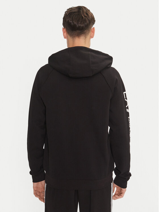 EA7 Emporio Armani EA7 Emporio Armani Mikina 8NPM22 PJ07Z 1200 Černá Regular Fit