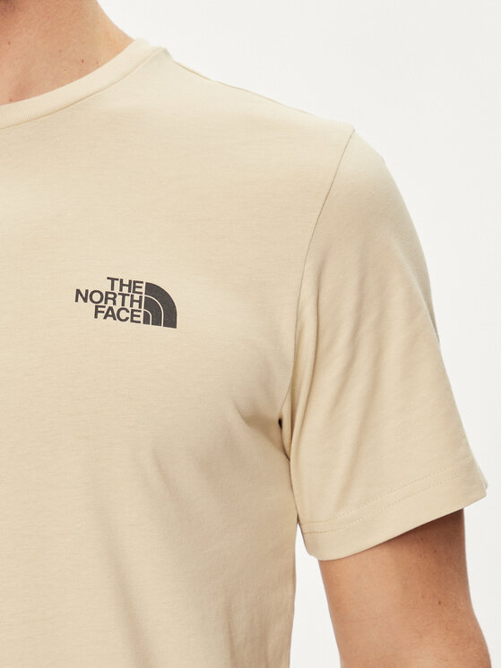 The North Face The North Face T-Shirt Simple Dome NF0A87NG Beżowy Regular Fit