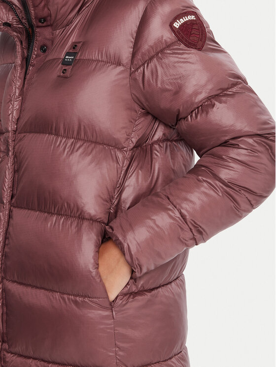 Blauer Blauer Wintermantel 25WBLDK02073 Dunkelrot Regular Fit