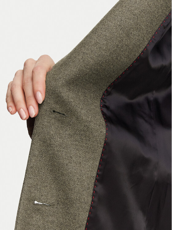 HUGO HUGO Płaszcz wełniany Mojeni 50569838 Brązowy Relaxed Fit