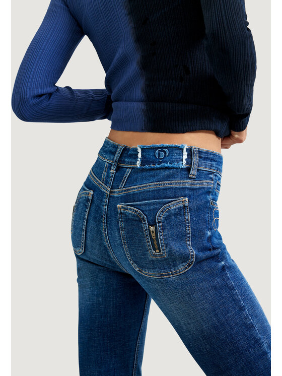 Desigual Desigual Τζιν DENIM_LINDSAY Μπλε Casual Fit