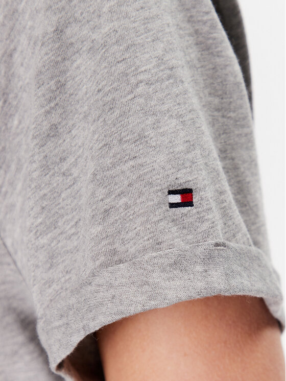 Tommy Hilfiger Tommy Hilfiger Тишърт UW0UW04525 Сив Regular Fit
