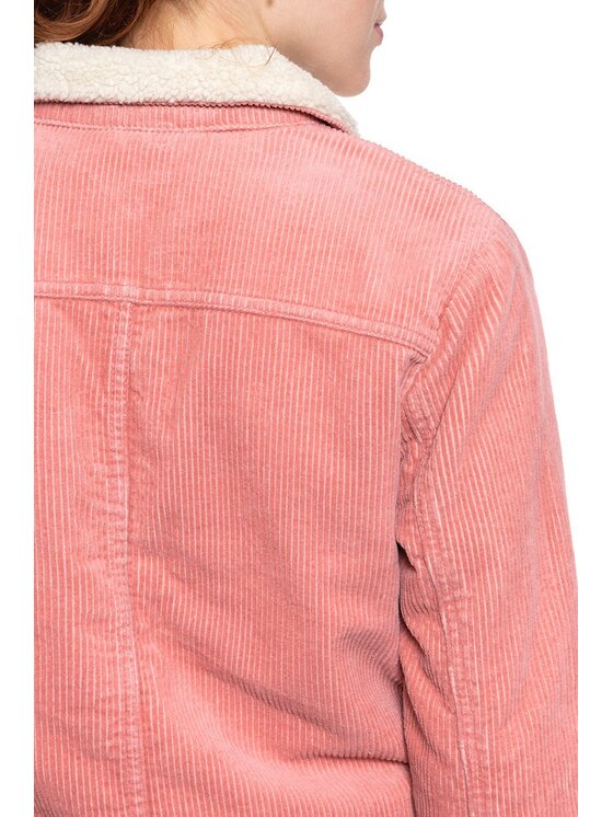 Wrangler Wrangler Kurtka damska CARPENTER JACKET Różowy Regular Fit