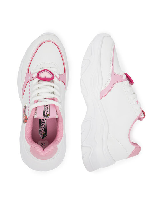 Powerpuff Girls Powerpuff Girls Sneakersy BIC-SS25-336WBPPG Biały