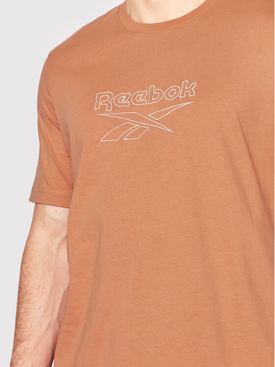 Reebok Reebok T-Shirt Classics Vector H54450 Beżowy Regular Fit