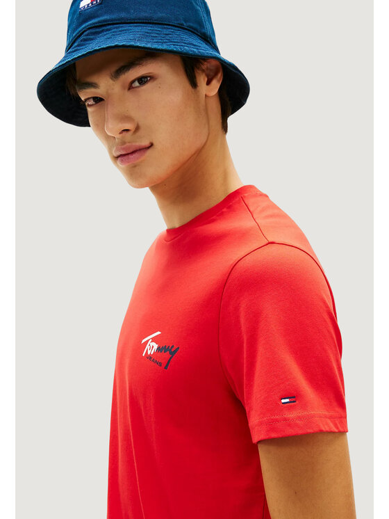 Tommy Jeans Tommy Jeans T-shirt DM0DM22538 Rosso Casual Fit