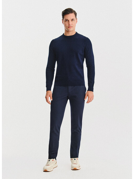 Pako Lorente Pako Lorente Sweter P25WF-2X-003 Granatowy Classic Fit