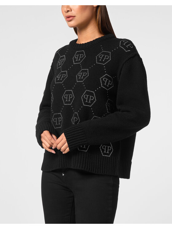 PHILIPP PLEIN PHILIPP PLEIN S dlhými rukávmi 20023 Čierna Regular Fit