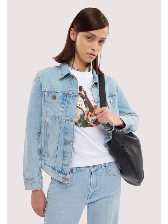 Trussardi Trussardi T-shirt G1326200269N001 Bianco Boxy Fit