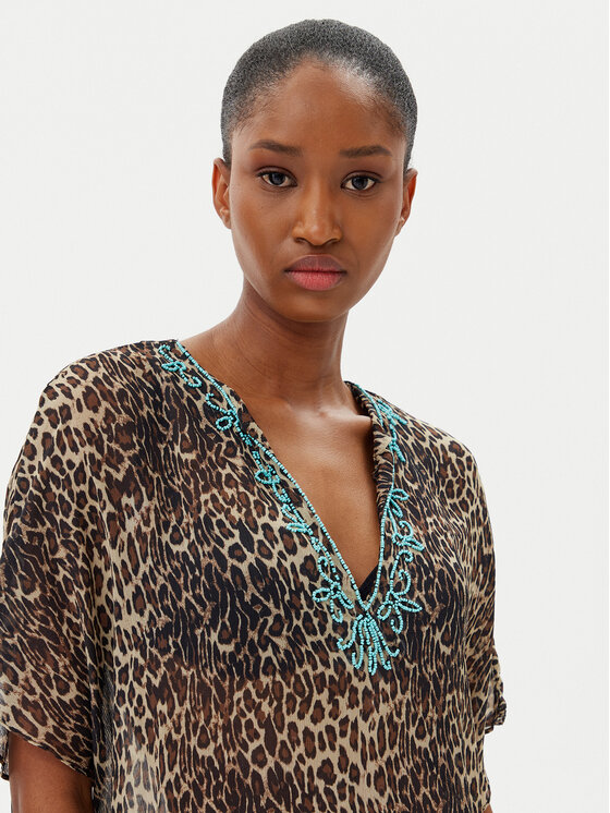 LOLA CASADEMUNT LOLA CASADEMUNT Rannakleit LS2516051 Pruun Relaxed Fit