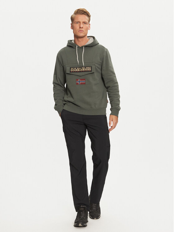 Napapijri Napapijri Суитшърт Burgee NP0A4I9B Зелен Regular Fit