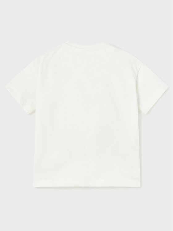 Mayoral Mayoral T-Shirt 1027 Bílá Regular Fit