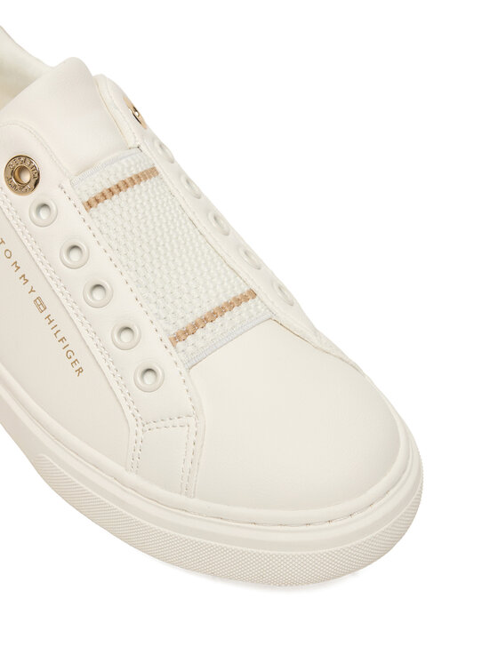Tommy Hilfiger Tommy Hilfiger Sneakersy Low Cut Sneaker T3A9-33983-1355 D Biela