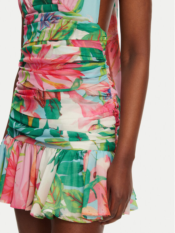 BARDOT BARDOT Cocktail obleka Mave 59705DB1 Pisana Regular Fit