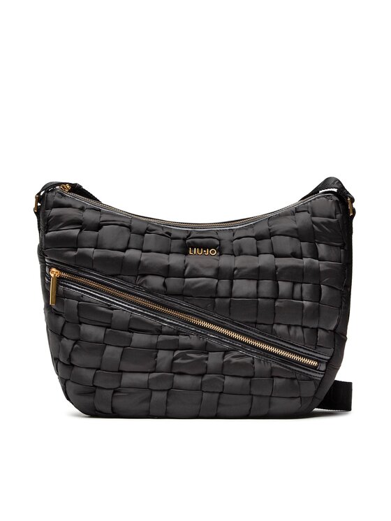 Liu Jo Geantă L Hobo NF2107 T5299 Negru crossover imagine noua