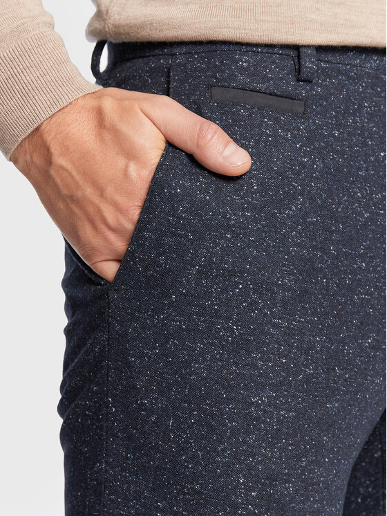 Boss Stoffhose H-Genius-224 50481960 Dunkelblau Slim Fit | Modivo.de
