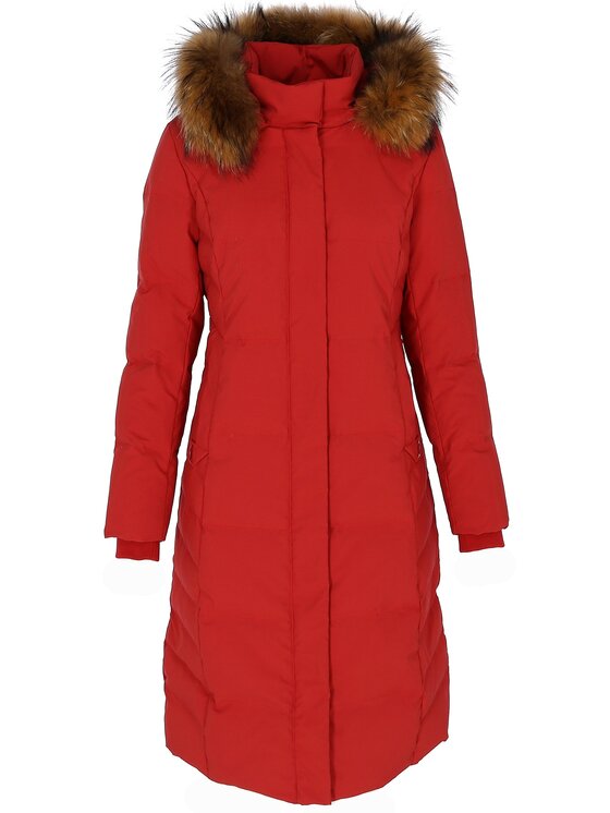 Perso Perso Kurtka puchowa BLH919021FX Czerwony Regular Fit