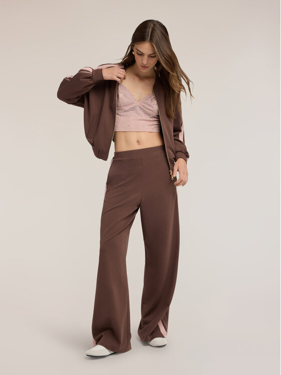 Motivi Motivi Bluza G813W003926N0V2 Brązowy Boxy Fit