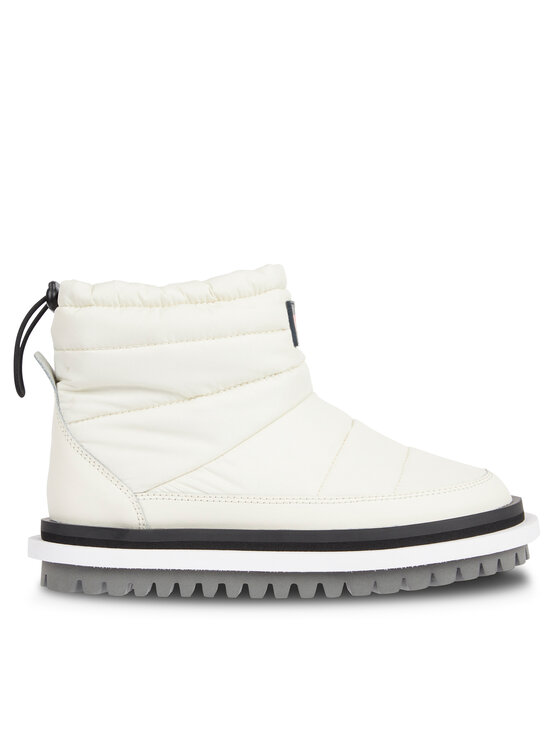 Tommy Jeans Tommy Jeans Μποτάκια Tjw Padded Flat Boot EN0EN02292 Λευκό