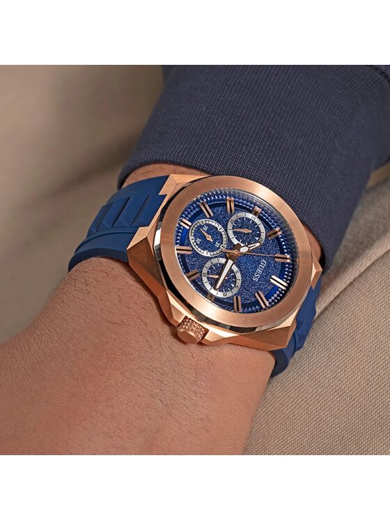 Guess Guess Hodinky GW0799G Tmavomodrá