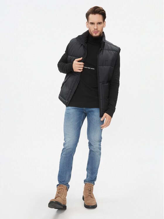 Calvin Klein Jeans Calvin Klein Jeans Ζιβάγκο J30J324325 Μαύρο Slim Fit