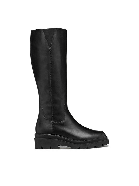 Geox Geox Cizme D Felleny D46XED 043NH C9999 Negru