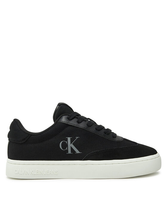 Calvin Klein Jeans Sneakersy Classic Cupsole Low Mix Mg Wn YW0YW01636 Čierna