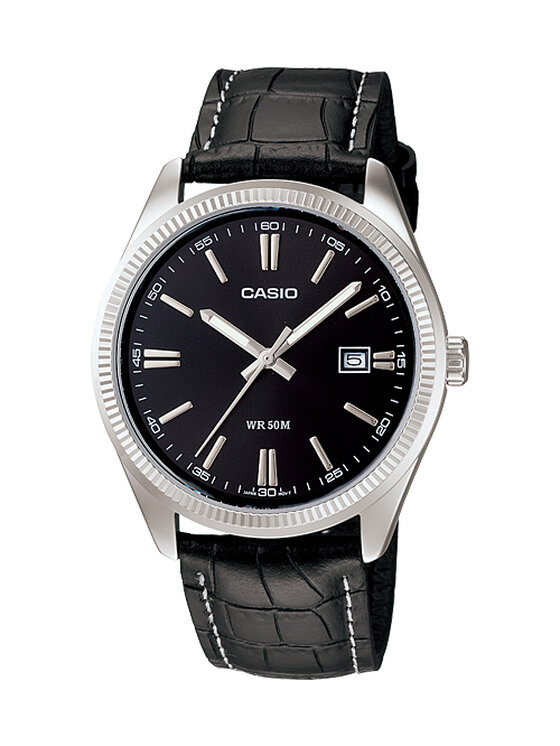 Casio Casio Ρολόι MTP-1302PL-1AVEF Ασημί