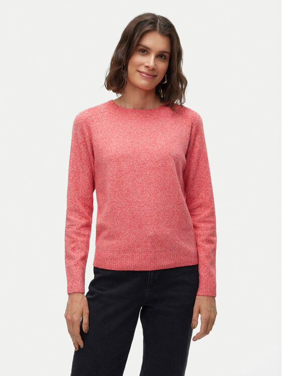 Vero Moda Vero Moda Džemper Doffy 10201022 Crvena Regular Fit