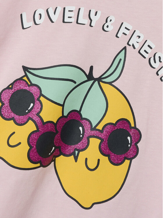 NAME IT NAME IT T-Shirt Vibeke 13228146 Ροζ Regular Fit