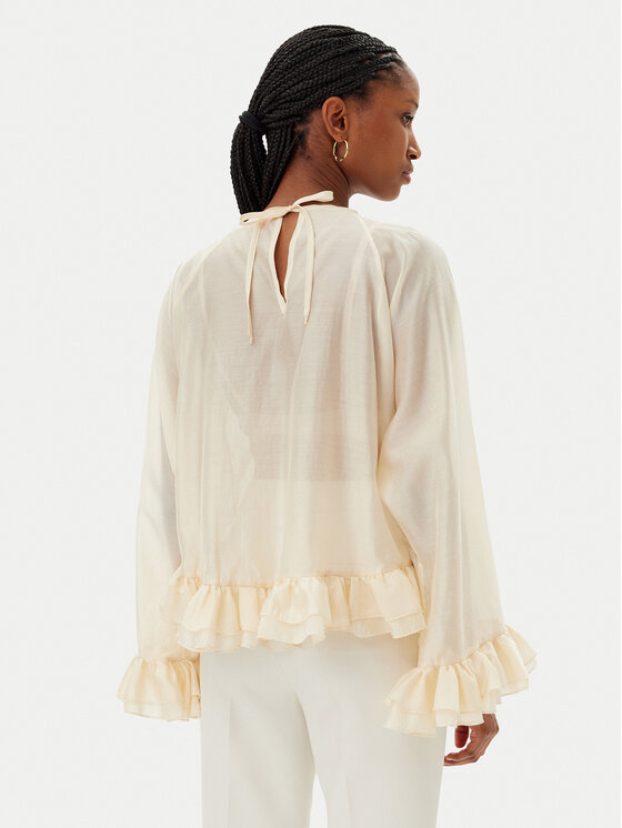 Kontatto Kontatto Blusa MV305C Beige Regular Fit