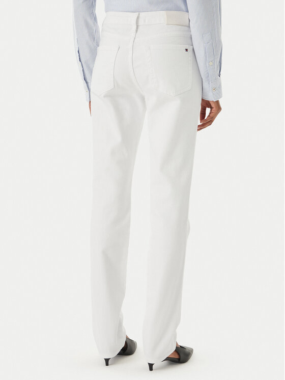 Tommy Hilfiger Tommy Hilfiger Дънки WW0WW48579 Бял Slim Fit