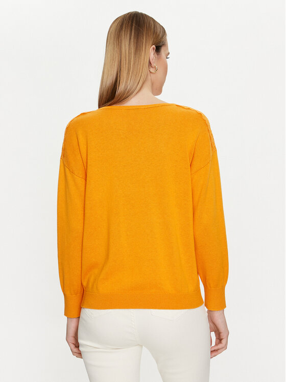 Morgan Morgan Sweater 241-MOLLI Narancssárga Regular Fit
