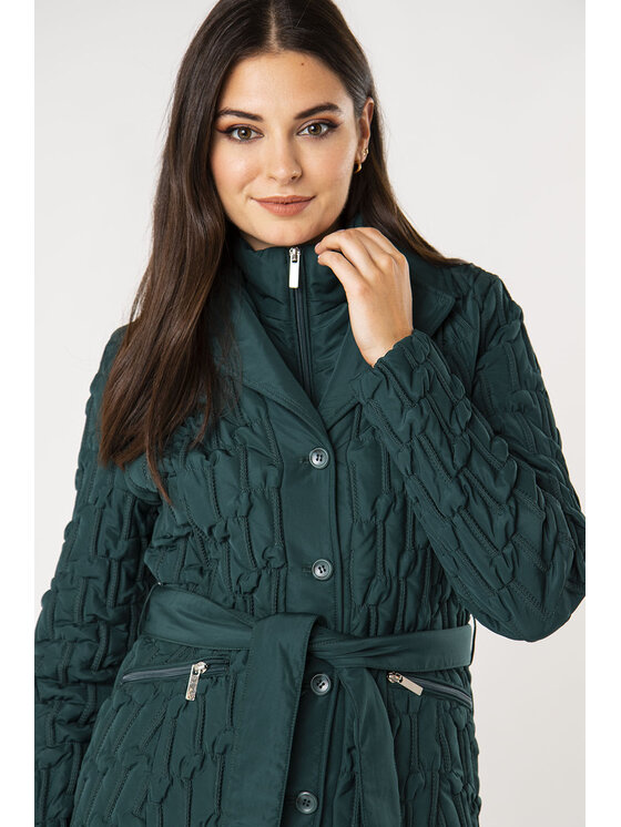 QUIOSQUE QUIOSQUE Zimné bundy Quiosque 9RS014903 Zelená Regular Fit