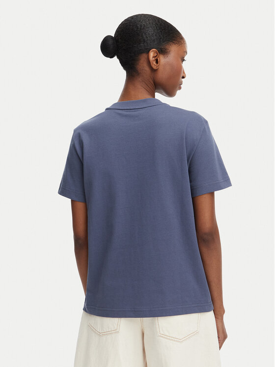 Calvin Klein Calvin Klein Majica 20s Classic Logo LV147C857G Modra Regular Fit