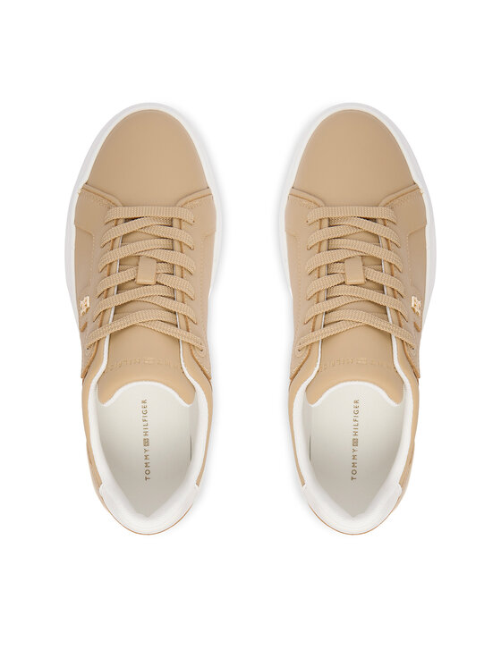 Tommy Hilfiger Tommy Hilfiger Сникърси Th Chic Platform FW0FW09396 Кафяв