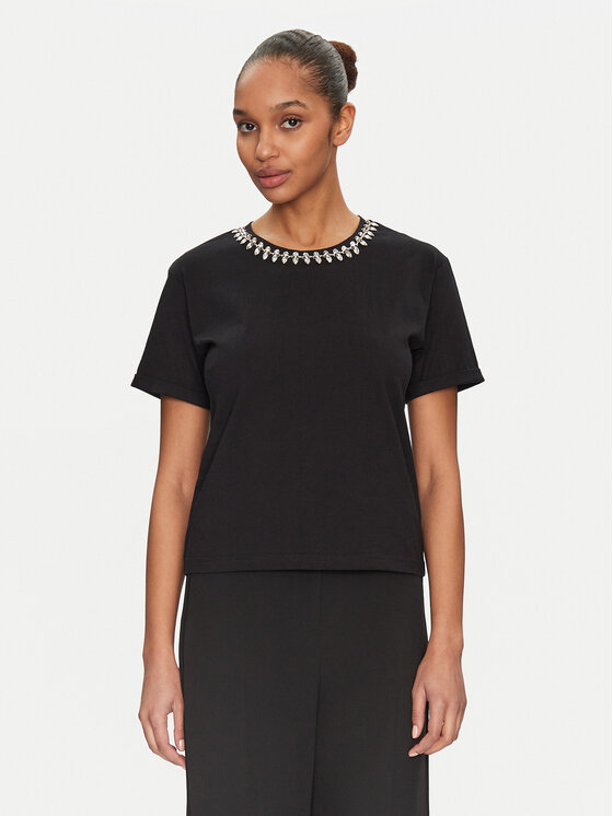 Morgan Morgan T-krekls 251-DOUTI Melns Regular Fit