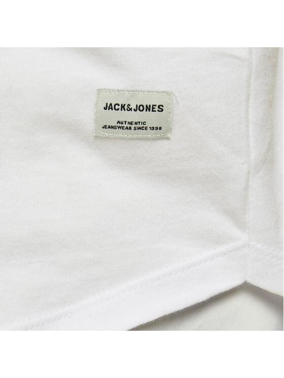 Jack&Jones Jack&Jones T-Shirt 26110 Biały Comfort Fit