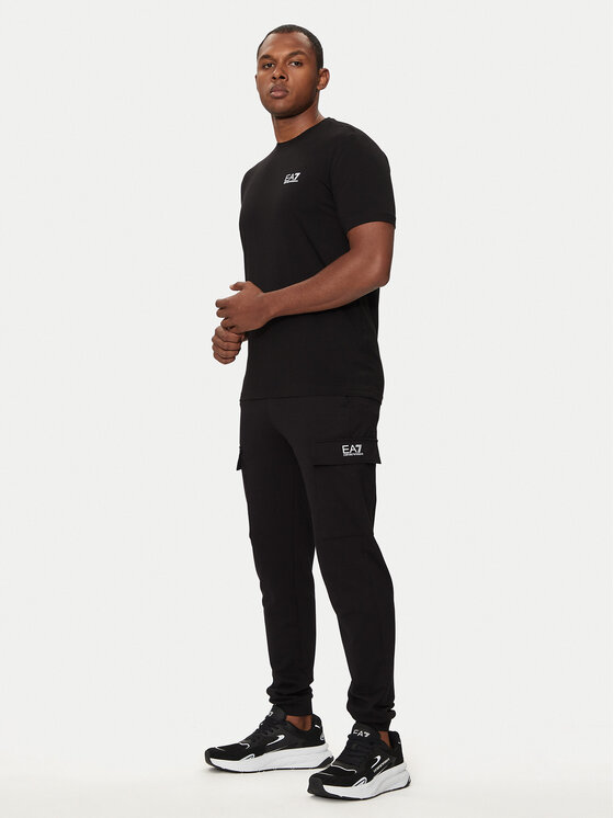 EA7 Emporio Armani EA7 Emporio Armani Pantaloni trening 8NPP67 PJVRZ 1200 Negru Regular Fit