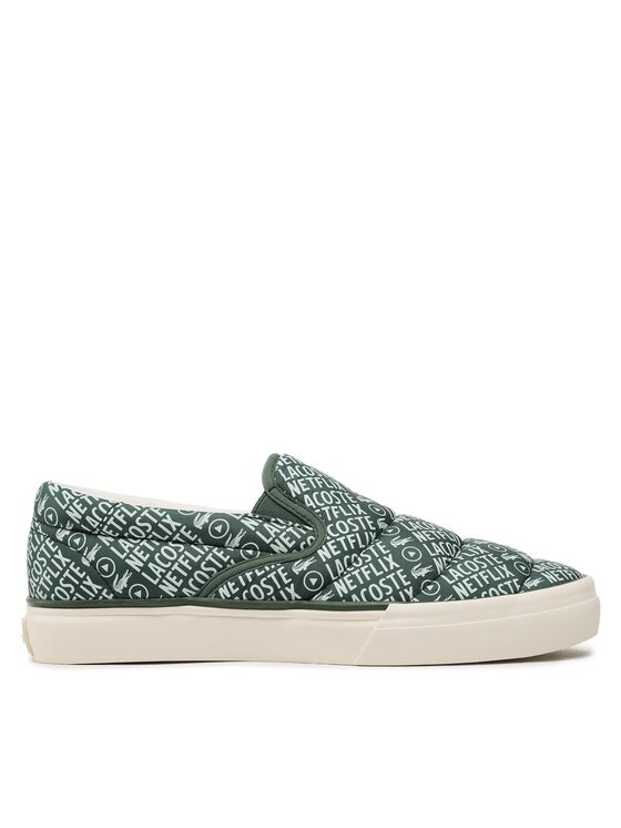 Lacoste｜SLIP-ONS (JUMP SERVE SLIP 0121 1 CMA (42CMA0041 Men's Jump Serve Canvas Slip-On - Sneakers - New In 2025