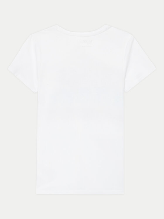 Guess Guess T-krekls J4YI00 K6YW4 Balts Regular Fit