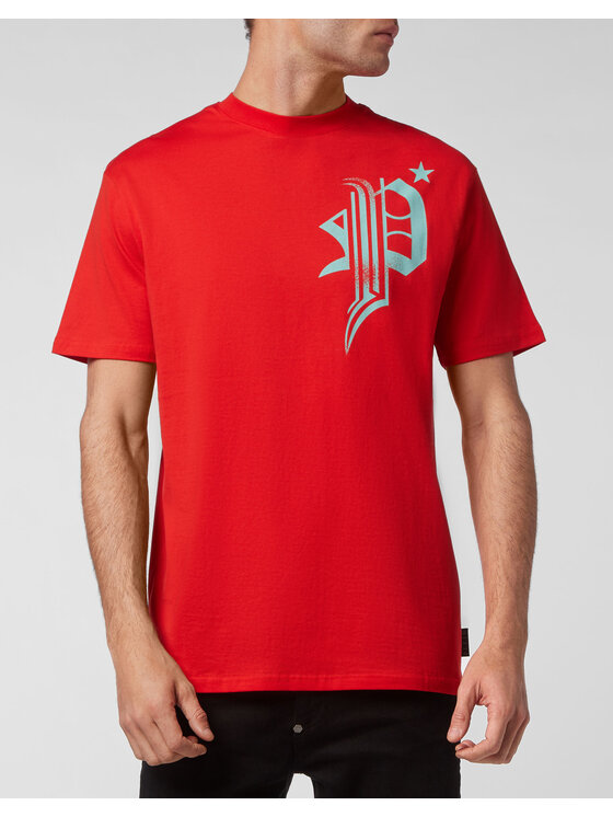 PHILIPP PLEIN PHILIPP PLEIN T-shirt 247 Rosso Regular Fit